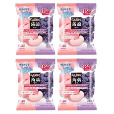 곤약젤리 해외직구 거봉 복숭아 간식 식사대용 스탠딩, 4개