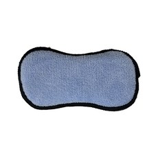 雙面防油去汙海綿, 藍色黑色包邊9*16cm 3條裝, 1個, 1個