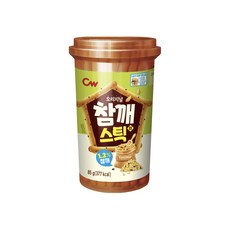 청우식품 참깨스틱 진, 85g, 3개