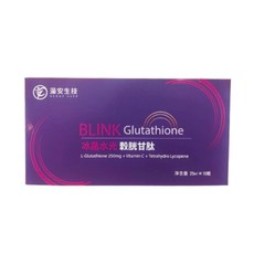 藥安生技 BLINK Glutathione 冰晶水光 穀胱甘肽, 1盒, 10份