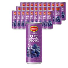 (포도) 30개입 240ml 캔음료수 과즙음료 과일주스 과일쥬스, 30개