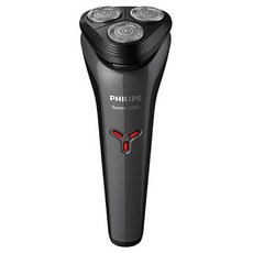 PHILIPS 飛利浦 鬍鬚修剪器 1000系列 電動刮鬍刀 S1112/02, 黑色, 單一商品