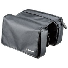 GIANT 捷安特 加大款輕量車架上管登山自行車馬鞍袋, 黑色