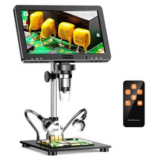 ve 성인용 10 인치 LCD 디지털 DM13 전자 수리 동전 보석 PC View 32GB 납땜, 검정색