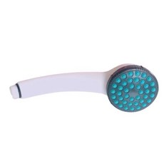 簡約設計多孔出水花灑，舒適沐浴體驗，提升浴室時尚感, 藍Q膠把手, 1個