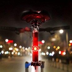 자전거 킥보드 후미등 안전등 LED 램프 (3개 묶음), 1-BLACK, 1개
