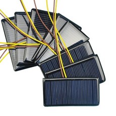 65mA 5V 태양전지판(전선 탈피형), 1개