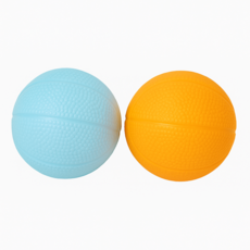 핸디핏 손가락 재활공 스트레칭 볼 1+1 2개, 주황 하늘