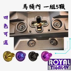 【瘋螺絲】MMBCU曼巴 專區 原廠車廂內螺絲組 64正鈦/ 鈦合金螺絲 / 出貨附發票 四色可選, 1個, 土豪金