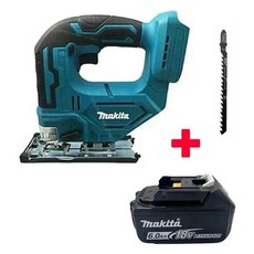 브러시리스 직소기 톱날 무선 배럴 핸들 휴대용 목수 전동 공구, 1개, 2. Tools plus batteries