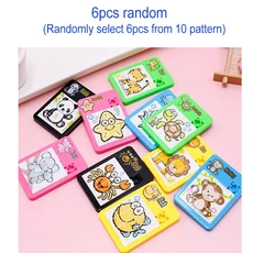 PCS 퍼즐 플라스틱 움직이는 슬라이딩 동물 직소 장난감 학교 유치원 조기, 01 pcs Random