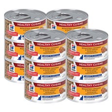 힐스 고양이사료 어덜트 7+ 헬시 퀴진 치킨 쌀 79g 12개