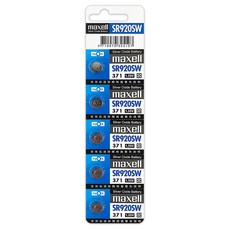 MAXELL 手錶鈕扣電池, 1個, SR920SW (371) 5入
