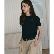 매장정품 DRAW FIT 드로우핏 DRAWFIT WOMEN 수피마 실켓 크루넥 반팔 티셔츠 [BLACK] DFWMTS4290BK 902743