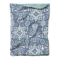 Smartwool 美麗諾羊毛運動脖圍/面罩 保暖透氣多功能, 北極藍花卉, 1個