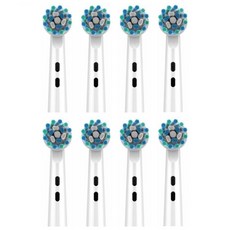 티커스트 오랄비 호환 크로스액션 전동 칫솔모 EB50-X 8개입 + 페리오 미니 치약, 1세트