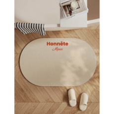 오네뜨 파스텔 빨아쓰는 규조토 발매트, 베이지, 1개