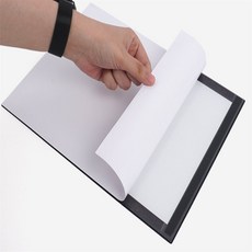 PVC 자석프레임 A4 카페안내문 병원안내문, 검정