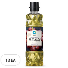 청정원 참빛고운 포도씨유 900ML x 1개, 13개