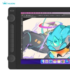 HUION 액정 타블렛 16인치 KAMVAS 16 (Gen3) 2.5K QHD 휴이온코리아, 블랙, GS1563_BK