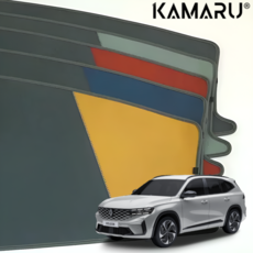 그랑콜레오스 대시보드커버 카마루 듀폰 대쉬보드커버, HUD 무 센터 유, 다크그레이+그린