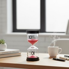 강화유리 10분 모래시계 찜질방 양치 모래시계 사우나 타이머 심플한