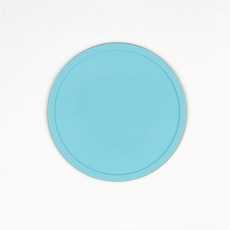 아랫채상점 심플 실리콘 원형 티코스터 위생컵받침, 옐로우