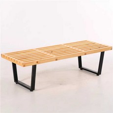 탈의실의자 버스정류장 의자 야외용 공원 카페 야구장 브라운 122CM