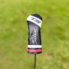 TS 스트라이프 유틸 헤드 커버, 1개, 블랙