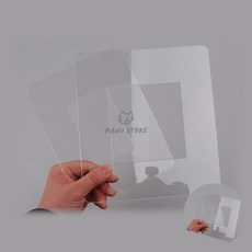 [마누상점] 스위치커버손때방지 스위치오염방지커버 스위치커버손때방지스티커 전기 아크릴스위치커버, 2 or 3구용/소