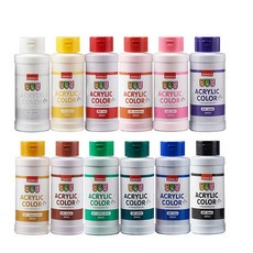 동아교재 딩동댕 아크릴물감 황토, 200ml, 1색
