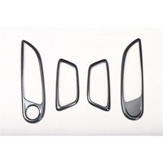 FIESTA 內拉手框 內門碗 卡夢水轉印, 黑