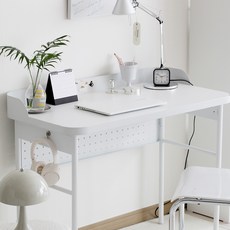 상도가구 두잉 데스크 기본형 1000 책상 테이블, 화이트