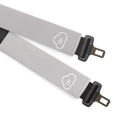 구름이 안전벨트 커버, 그레이, 2개