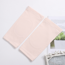 30cm 莫代爾保暖護膝 彈力防滑, 米色【常規款】, M【80-110】