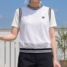 그레힙 여자 골프 망사 조끼 드라이 메쉬 베스트 여름 골프웨어