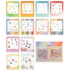 HIYQIN 12개 - 인스탁스 스퀘어 SQ 필름과 호환되는 포토 테두리 스티커 인스탁스 스퀘어 SQ1/SQ6/SQ10/SQ20/SQ40 인스턴트 카메라 필름용 그림 장식 스, HIYQIN 12개 - 인스탁스 스퀘어 SQ 필름과 호