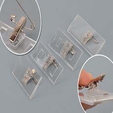 [고움터] 집게 옷핀 명찰 자석이름표, 80x30