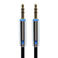넥시 AUX 3.5mm 스테레오 오디오 케이블, NXSTB010MM 1m, 1개