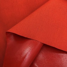 5948-3 橘紅色純棉帆布覆膜貼膜防水帆布硬挺/幅寬148cm, 1碼