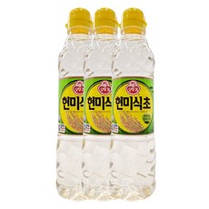 오뚜기 현미식초, 500ml, 3개