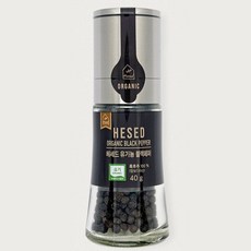 헤세드 캄보디아 유기농 그라인더 흑후추, 40g, 1개