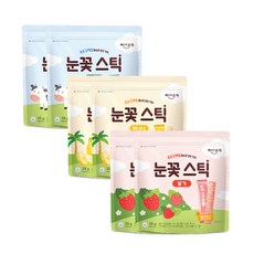 [베이비본죽] 눈꽃스틱 3종 2세트 / 딸기 바나나 우유, 6개, 35g, 3종혼합