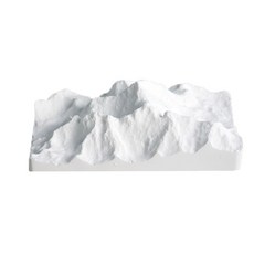 데코플래닛 석고 트레이 스노우 마운튼 오브제 전시다이 촬영 소품 악세사리 주얼리 디스플레이, 석고 스노우 마운틴 오브제(E형)