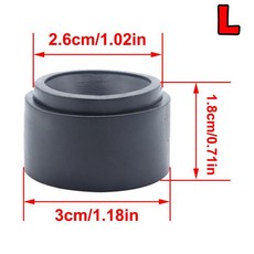 파나메라 터보 포르쉐 마칸 보호용 언더 가드 플레이트 클립 고무 마운팅 부싱 블랙, 3. Big Size, 1개