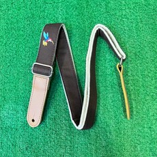 aNueNue 彩虹人 蜂鳥刺繡烏克麗麗背帶 細版 四色可選, 深咖, 1個