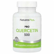 NaturesPlus 프로 퀘르세틴 500 캡슐 60정(캡슐 1정당 500mg) NAP-02565, 1개, 60정