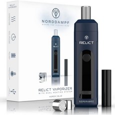 NORDDAMPF - WHERE THE CLOUDS RISE 노르드담프 레리크트 허브 베이퍼라이저 프리미엄 DHS 및 인텔리센스 기술 2600mAh 배터리 절연된 공기 흐름 다, Nordic Blue