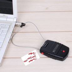 노스바이크 와이어락 자전거 자물쇠 경보음 델타21 케이블락, 블랙+레드, 델타 21, 1개