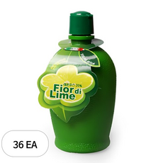 피오디 라임주스, 200ml, 36개